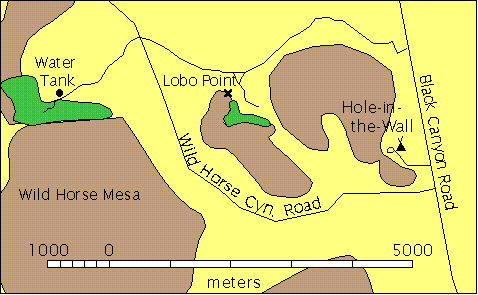 Location of Lobo Point.